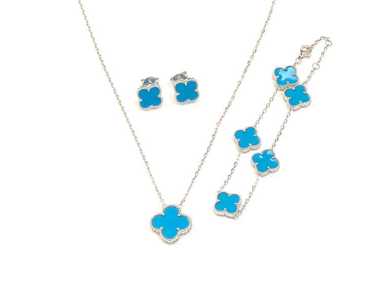 Turquoise Clover Set