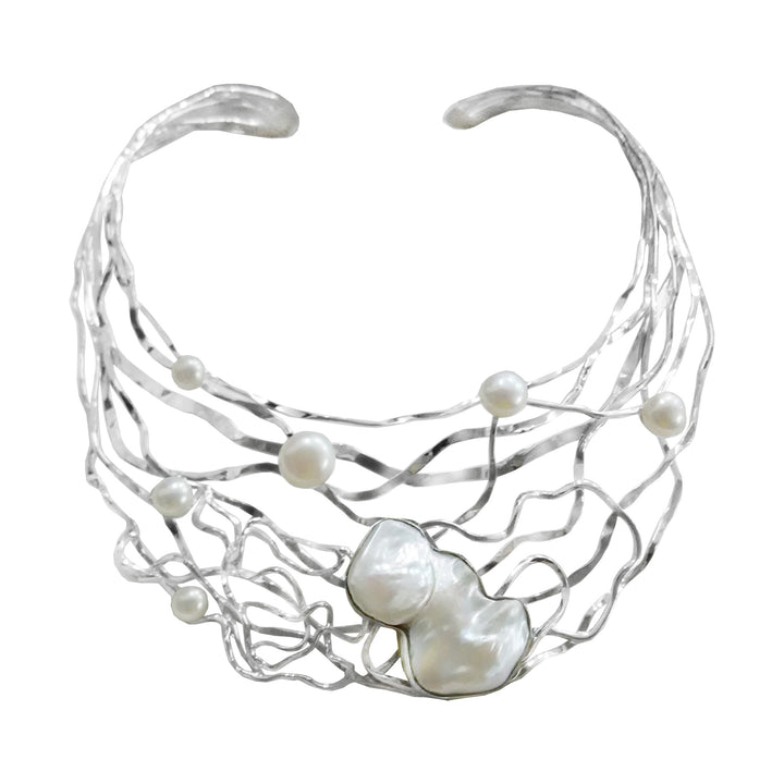 Large Baroque With Freshwater Pearl Choker