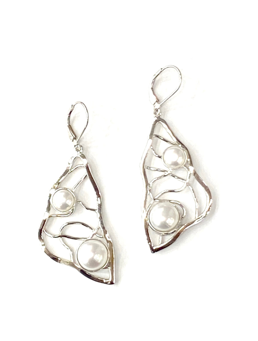 Doubled Freshwater Pearls Earrings