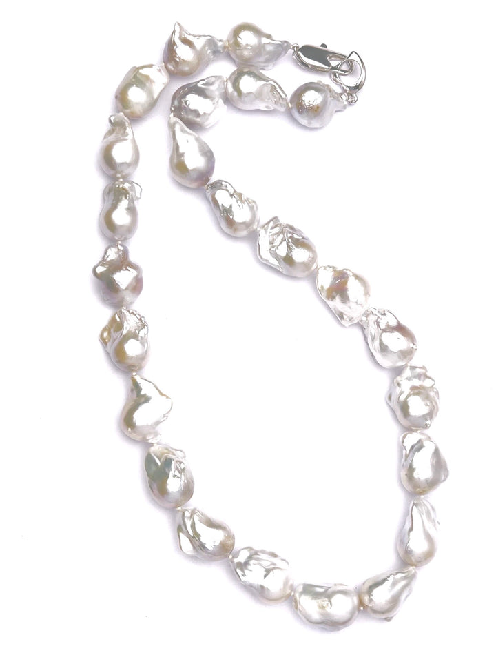 Long Baroque Pearl Necklace